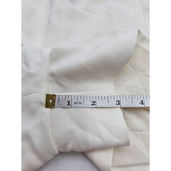 Kate Spade New York Women's Size 6 Ivory Shorts w/Pink and Yellow Stripes - Picture 4 of 9